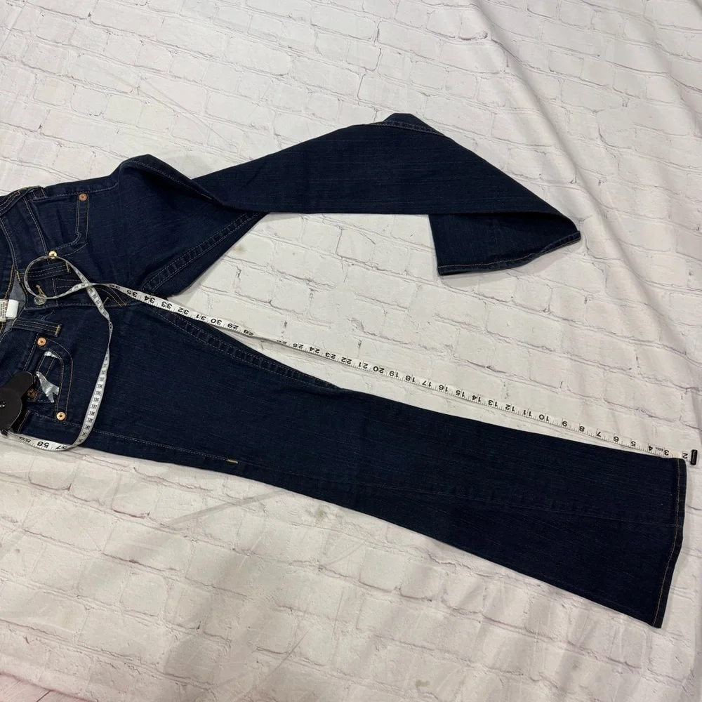 TRUE RELIGION BRAND JEANS “JOEY” boot cut flare Women's Blue Denim Pants 27 EUC - Picture 5 of 15